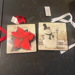 2 NWT Christmas 2020 Hobby Lobby ASPEN Cove Ornaments (153)